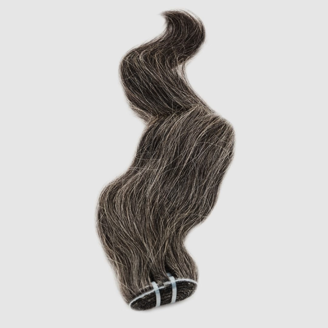 Vietnamese Natural Gray Hair Extensions