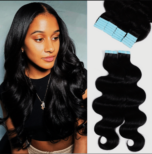 Body Wave Raw Tape-In Extensions